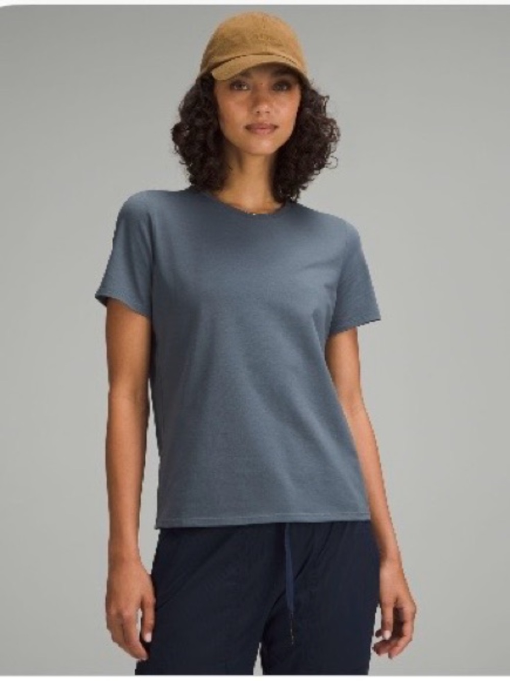 Lululemon organic cotton straight hem T-shirt